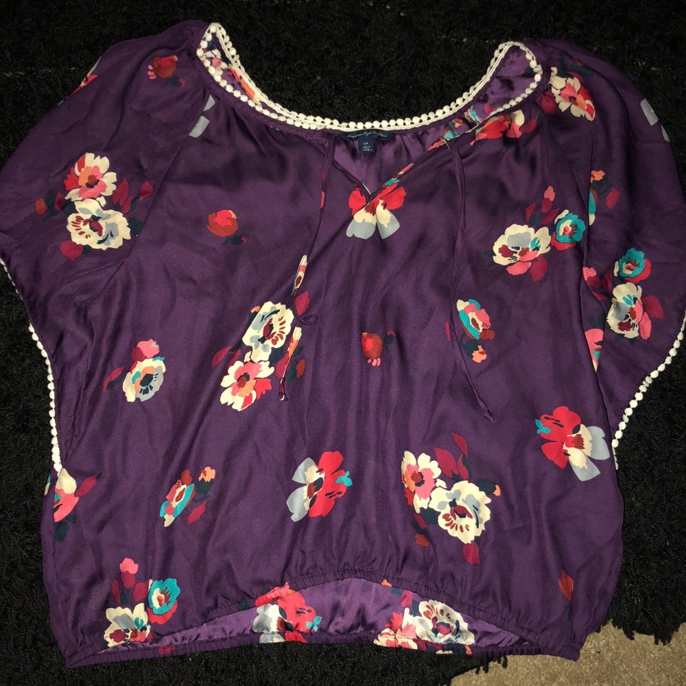 AE Floral Blouse